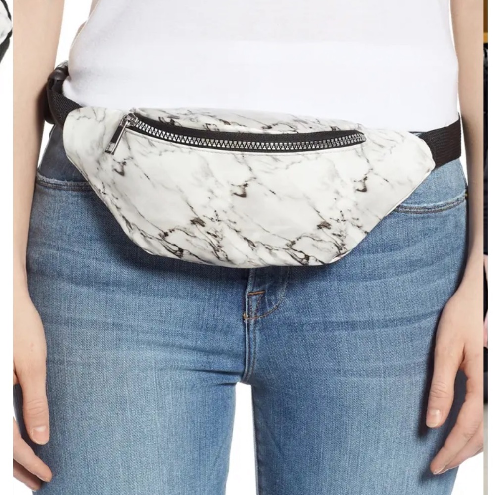 Jane & Berry Marble Print Belt Bag
